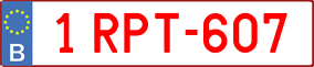 Truck License Plate